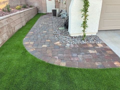 Gallery photos for Modern Artificial Turf Transformation in Henderson: Image #3