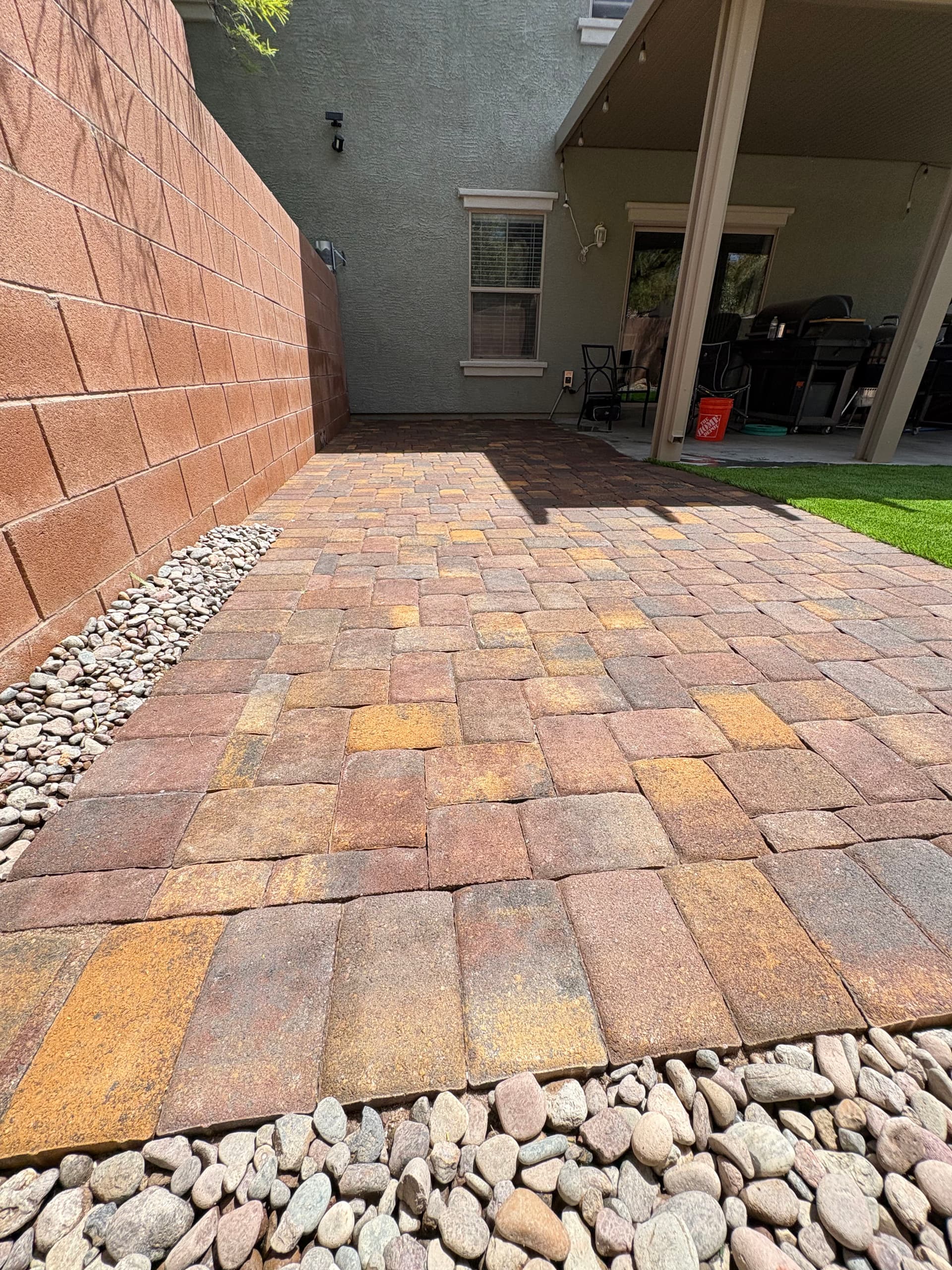 Gallery photos for Full Backyard Remodel with Turf, Pavers, and Desert Landscaping: Image #5