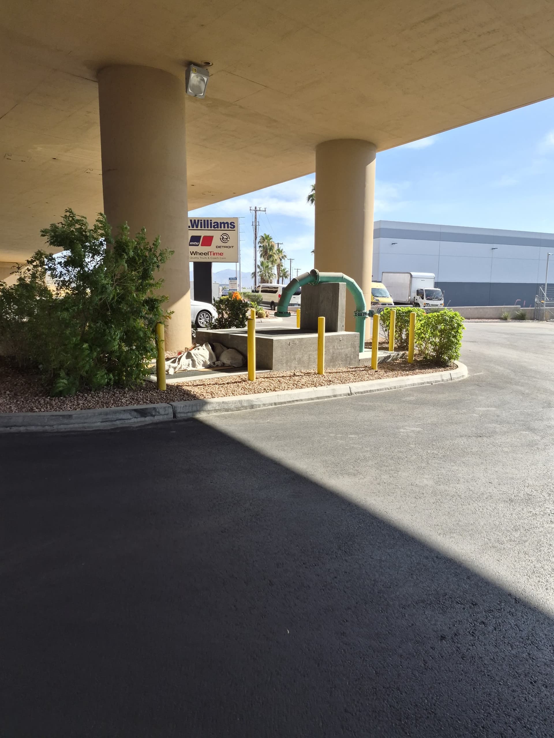 Gallery photos for Commercial Landscaping Maintenance at a Large Las Vegas Truck Facility: Image #1