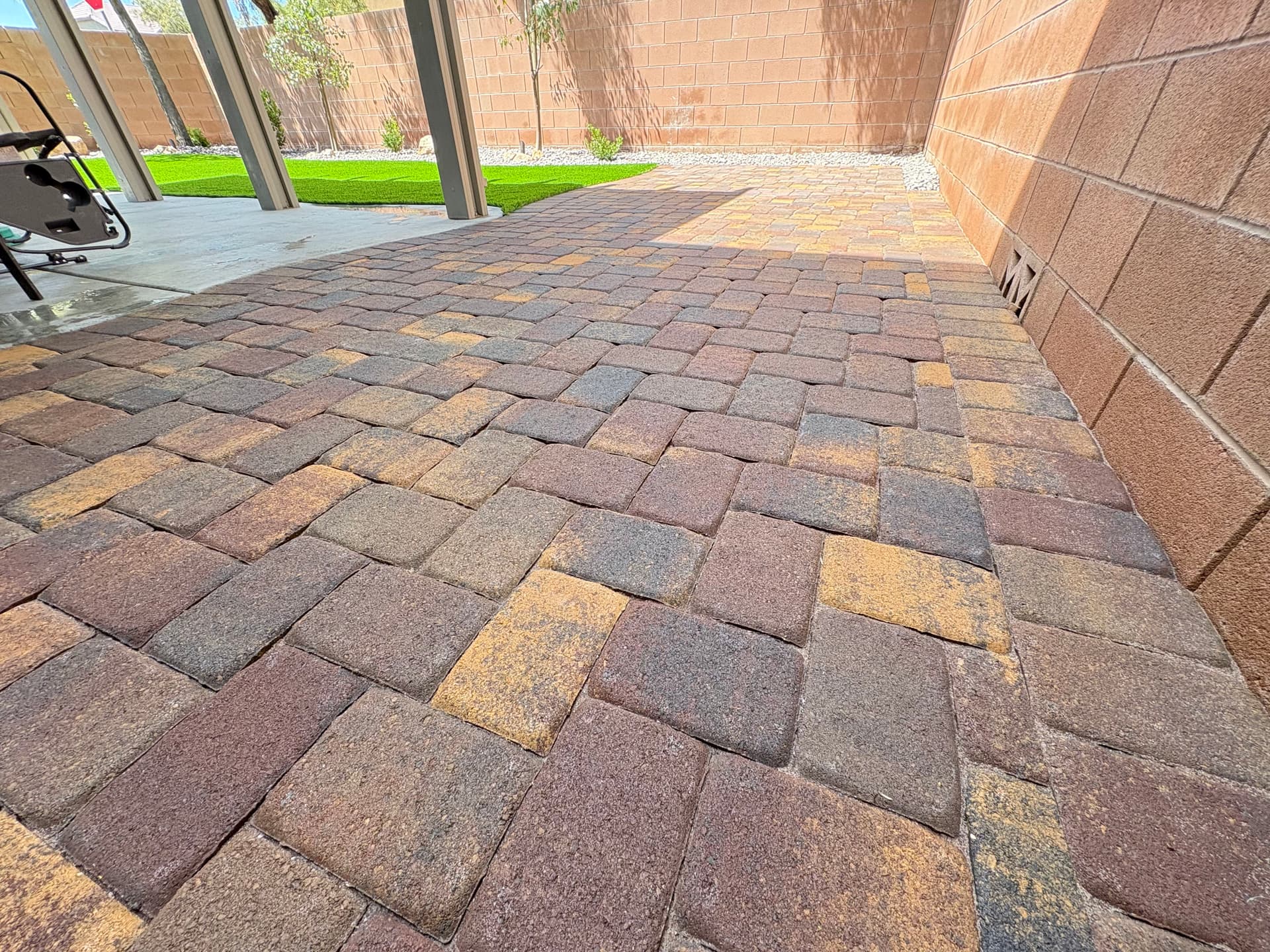Gallery photos for Full Backyard Remodel with Turf, Pavers, and Desert Landscaping: Image #6