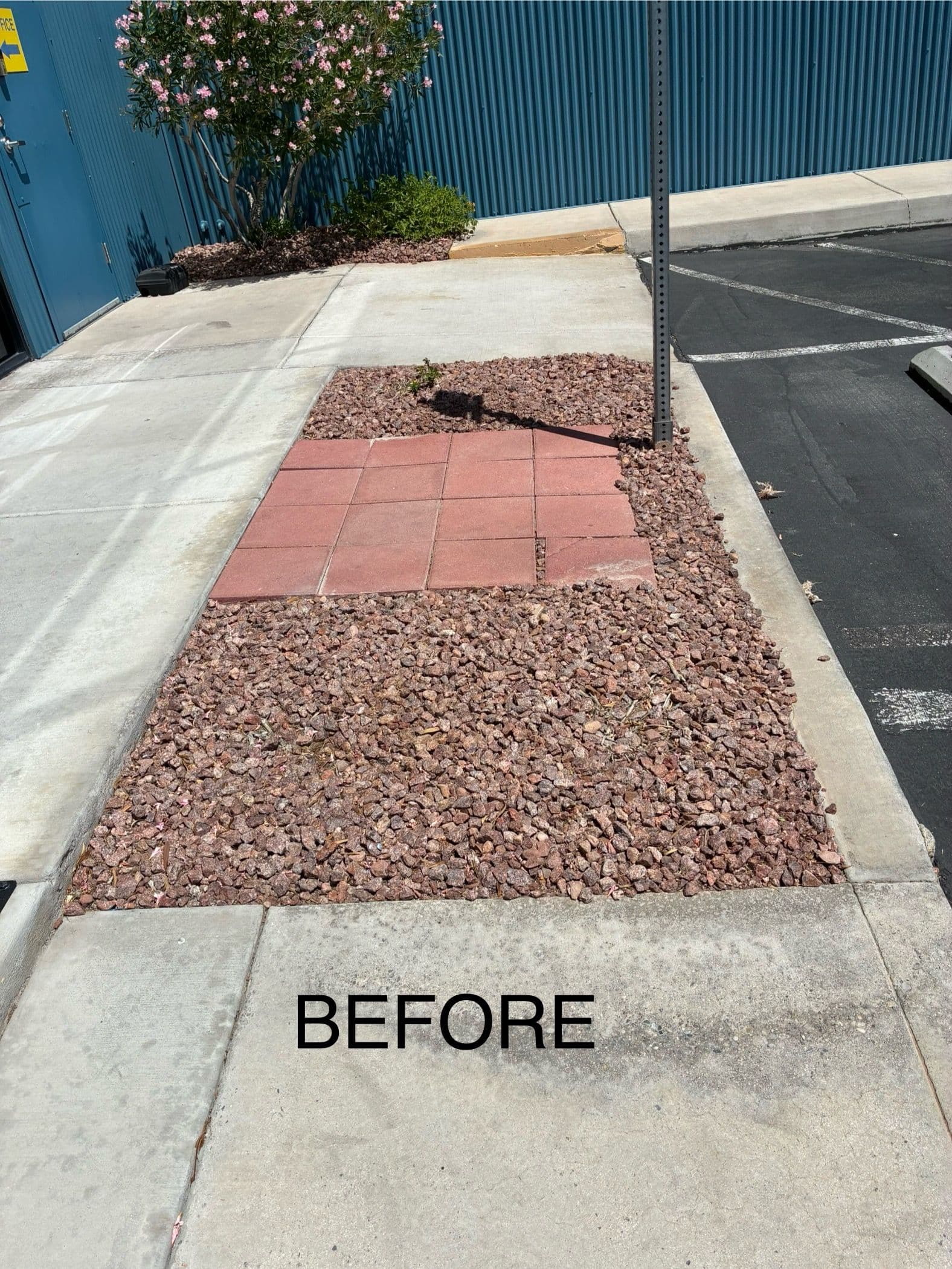 Gallery photos for Commercial Entrance Paver Upgrade at Golden State Storage: Image #3